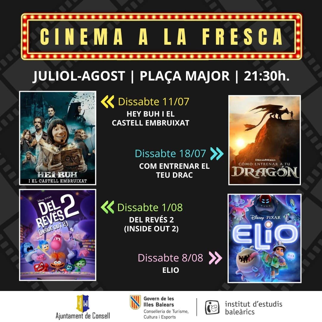 Cinema a la Fresca a Consell
