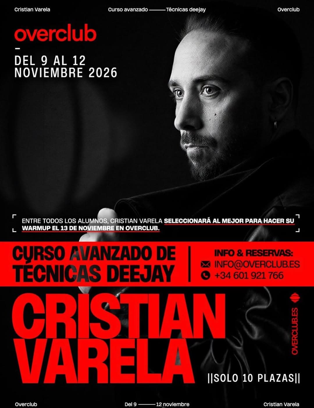Warm-up de Cristian Varela en OverClub
