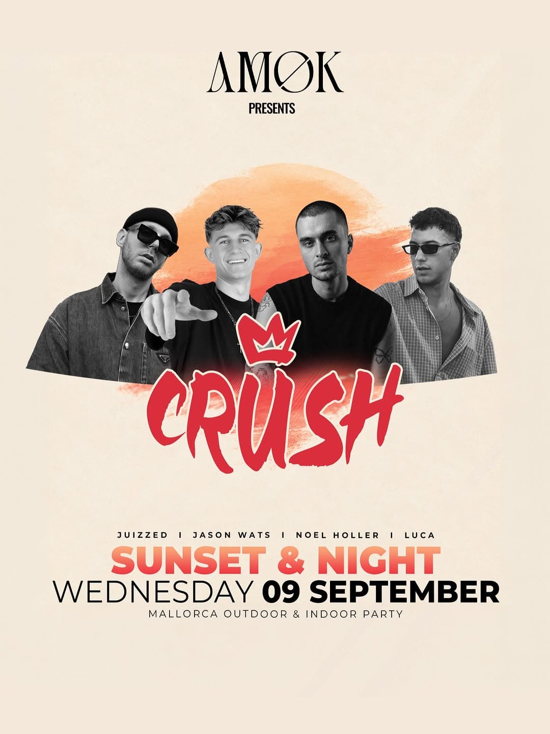 CRUSH at AMØK Mallorca