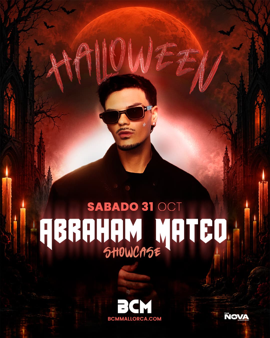 Halloween con Abraham Mateo en BCM Mallorca