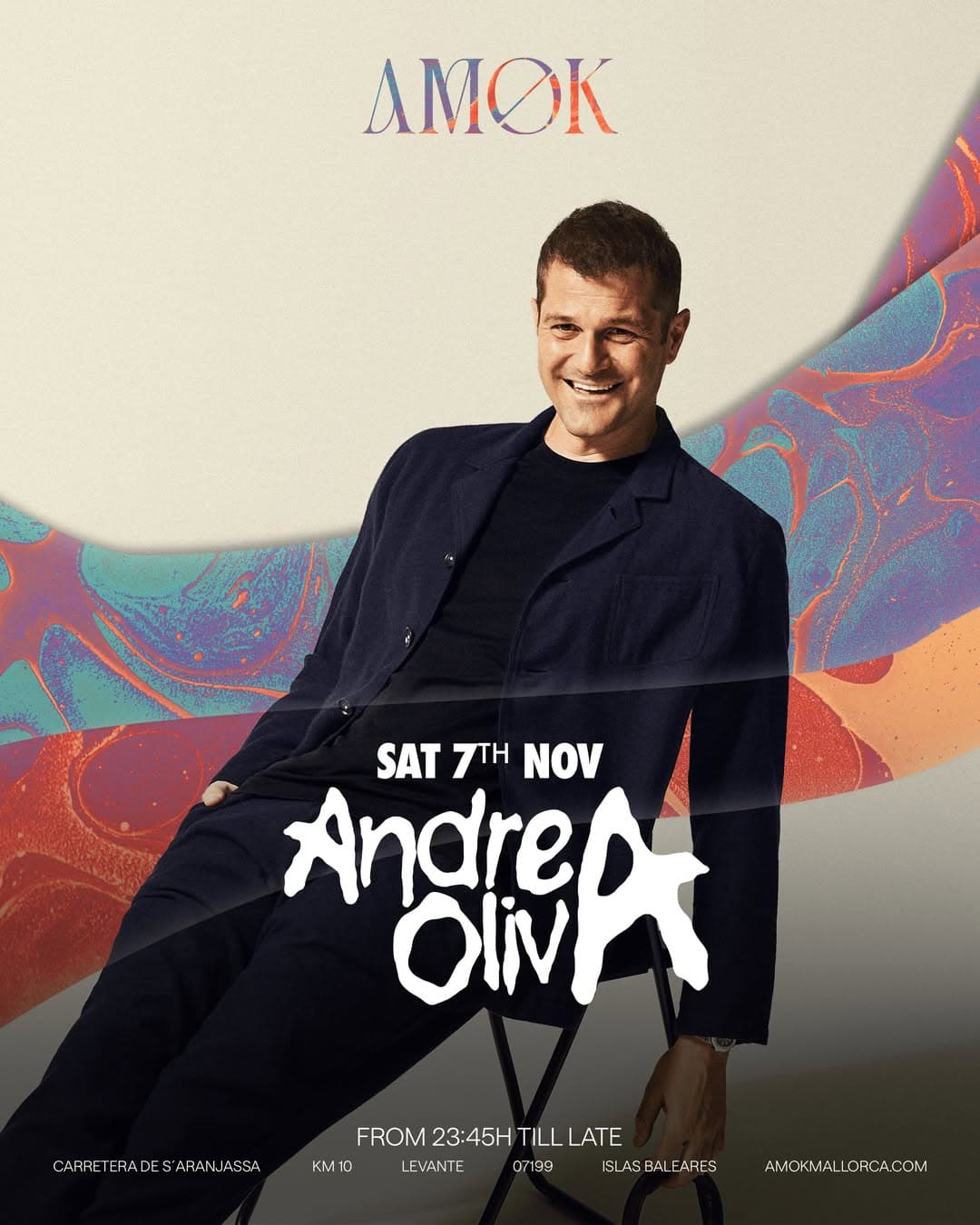 Andrea Oliva en Amok Mallorca