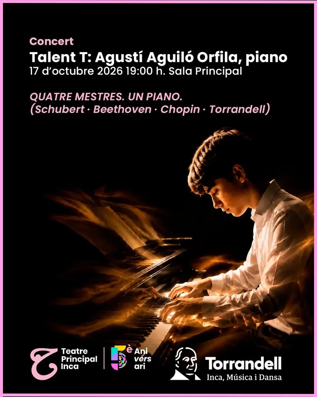 Agustí Aguiló Orfila en el cicle Talent T